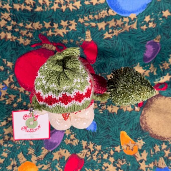 Dept 56 Billy Buttons Snowman With Tree Card Holder 2001 Super Rare with Box - Picture 7 of 16